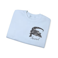 Crocdile  — Art Crewneck