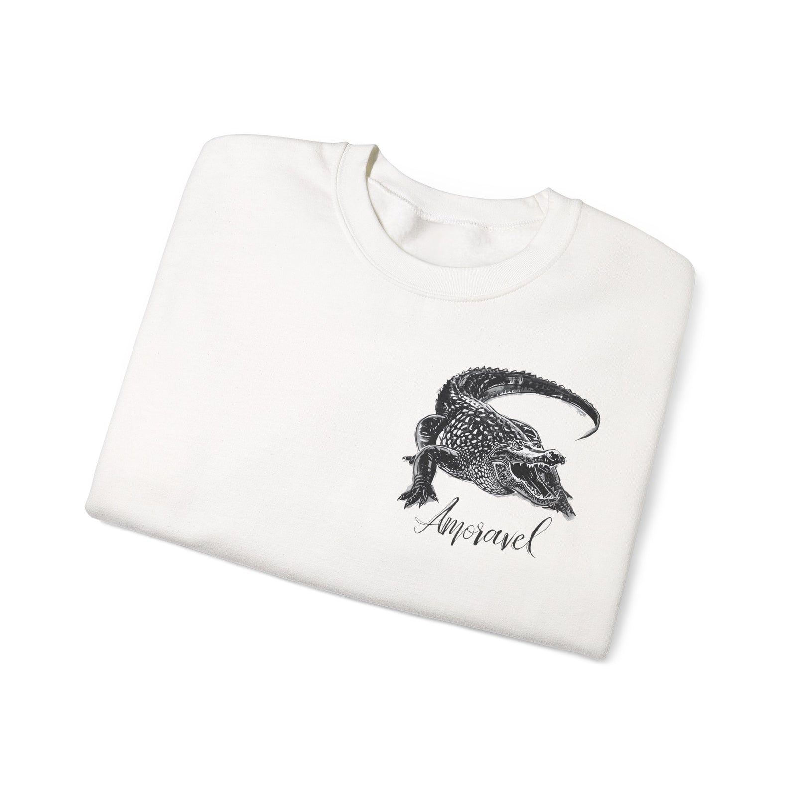 Crocdile  — Art Crewneck