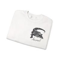 Crocdile  — Art Crewneck