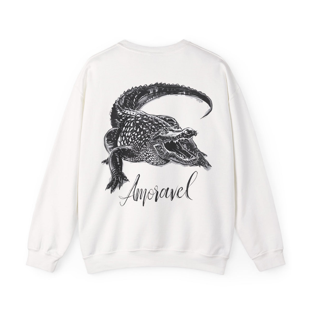 Crocdile  — Art Crewneck