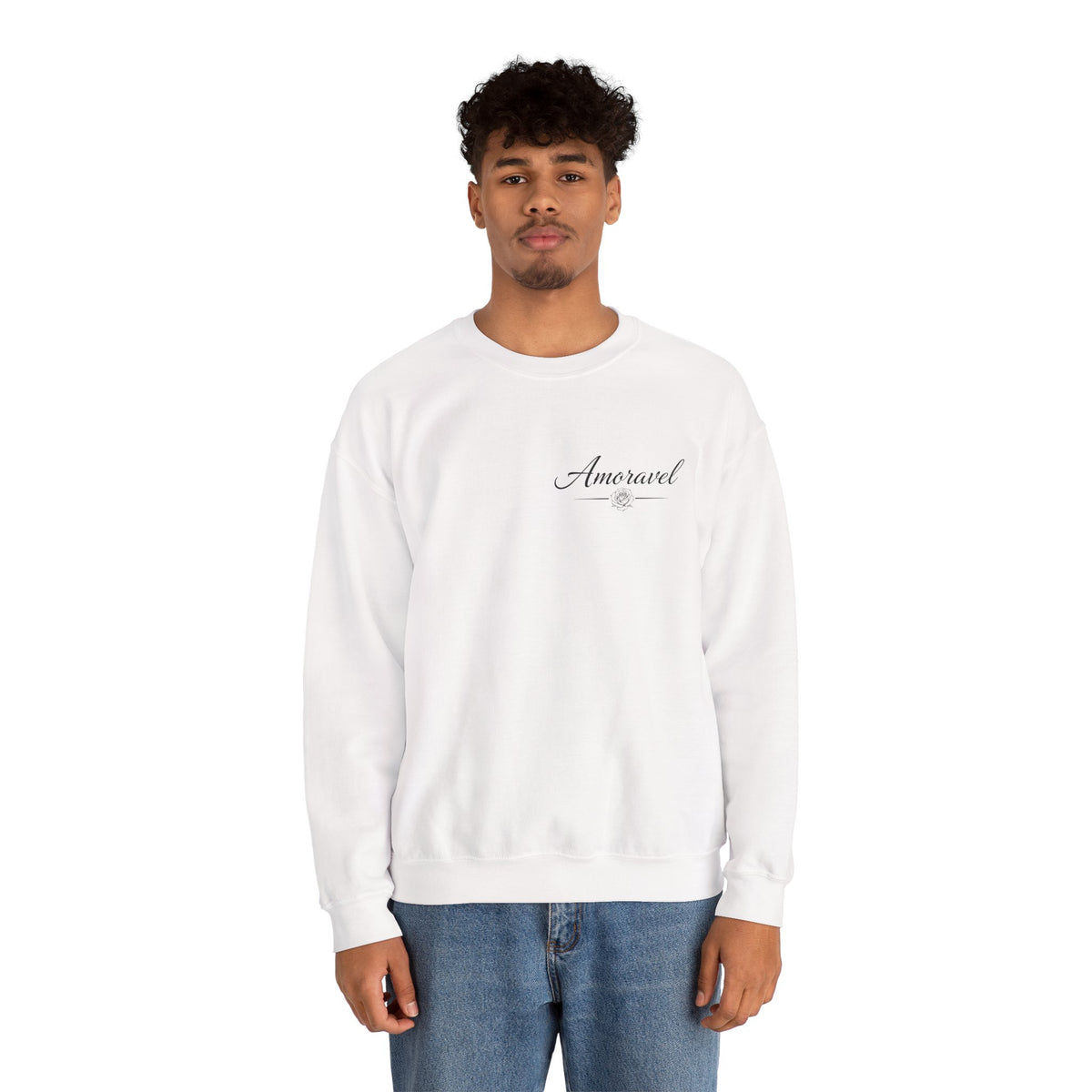 Blanc — Classic Crewneck White