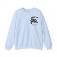 Crocdile  — Art Crewneck