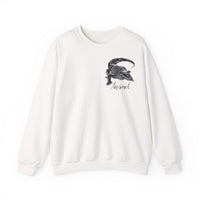 Crocdile  — Art Crewneck