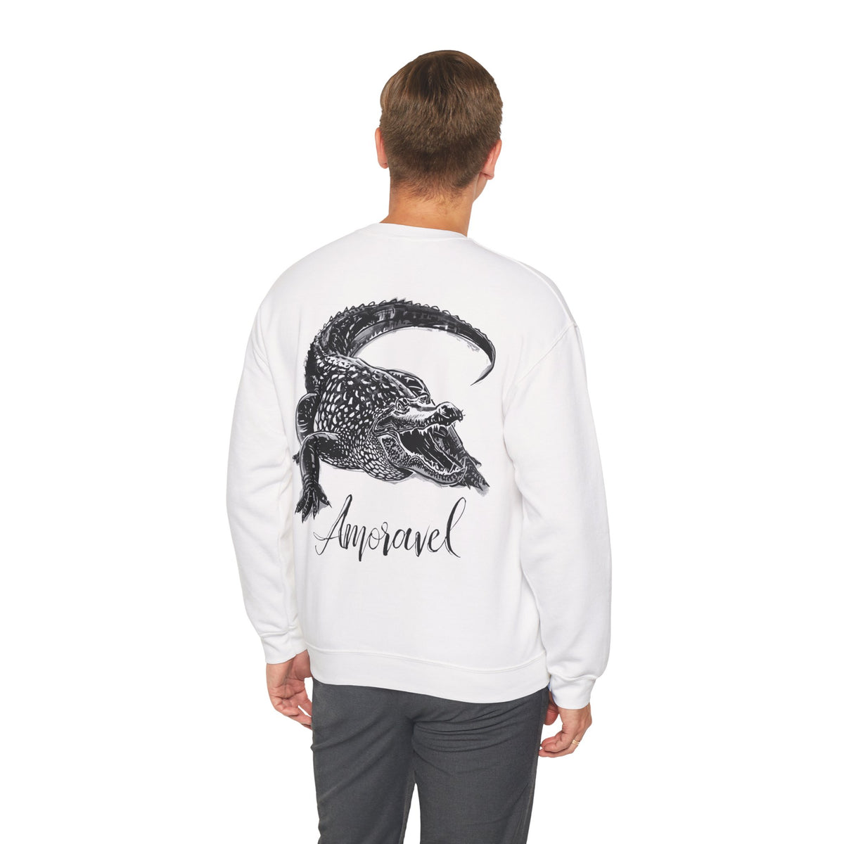 Crocdile  — Art Crewneck