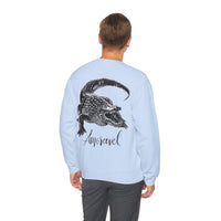 Crocdile  — Art Crewneck